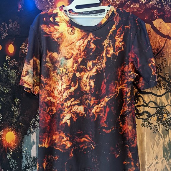 Peter Paul Rubens - "The Fall of the Damned" (1620) CLASSIC ART T-Shirt - Picture 4 of 4